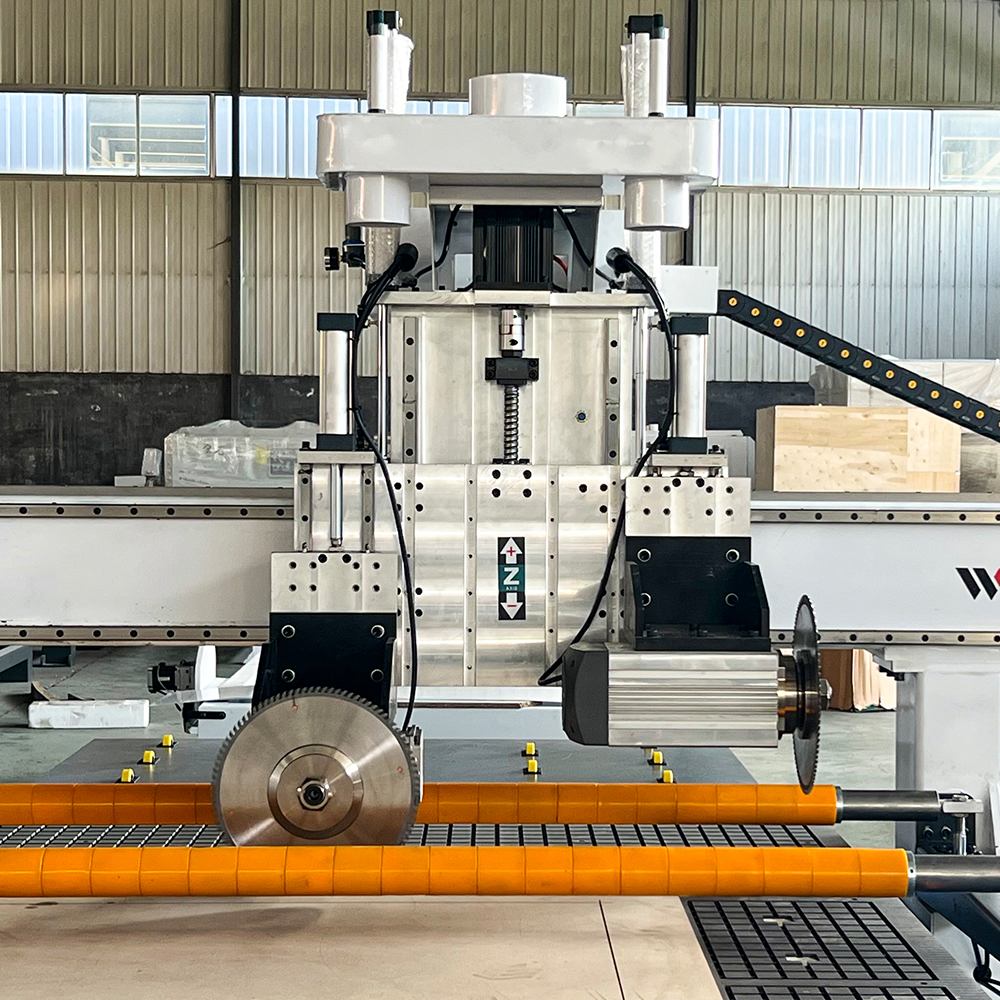 cnc wood router machine with saw blade